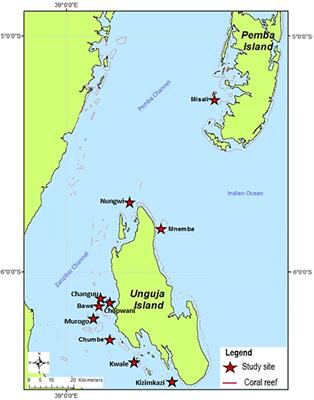 Status and long-term changes of coral reefs around Zanzibar
